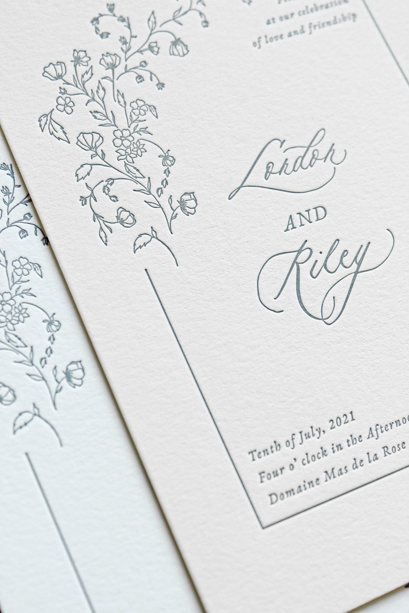 The AYLA View | Fine art wedding invitations on handmade paper