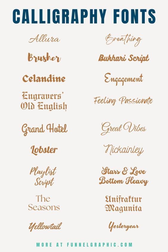 Elegant Canva Calligraphy Fonts for Unforgettable Visuals