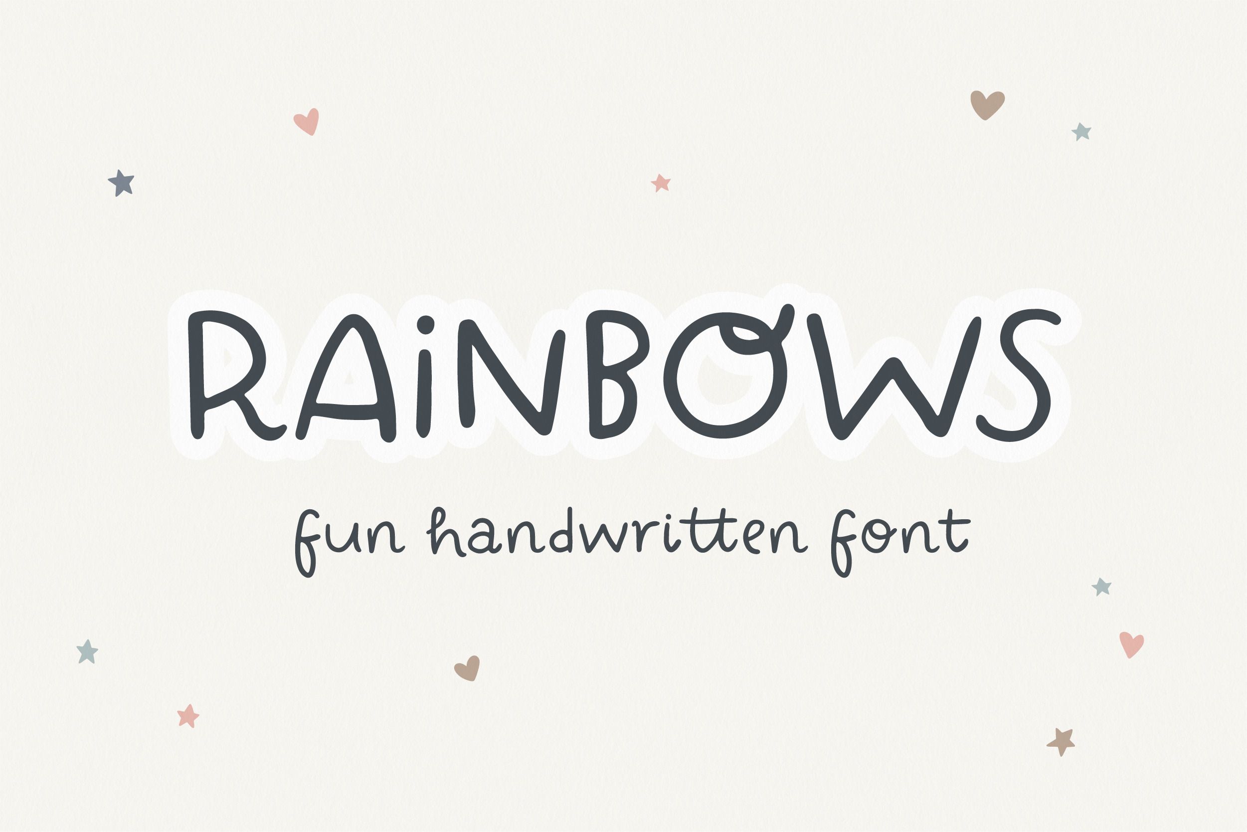 Rainbows | Fun Handwritten Font by Point And Poem | Creative Market Rainbows | Fun Handwritten Font by Point And Poem | Creative Market