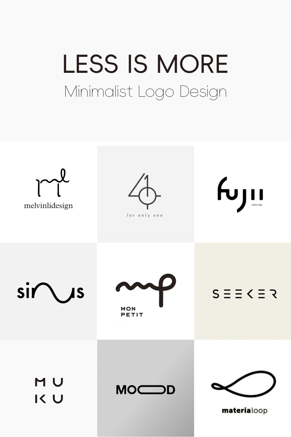 9 Cases Unveiling the Art of Brand Identity with “Less is More”