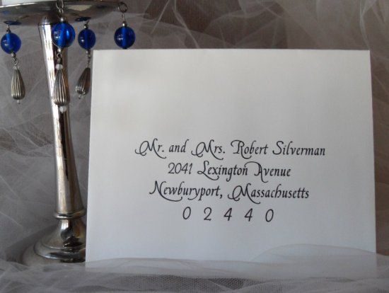Boston Wedding Calligraphy, Envelope Addressing Service, Wedding and Invitation Calligraphy