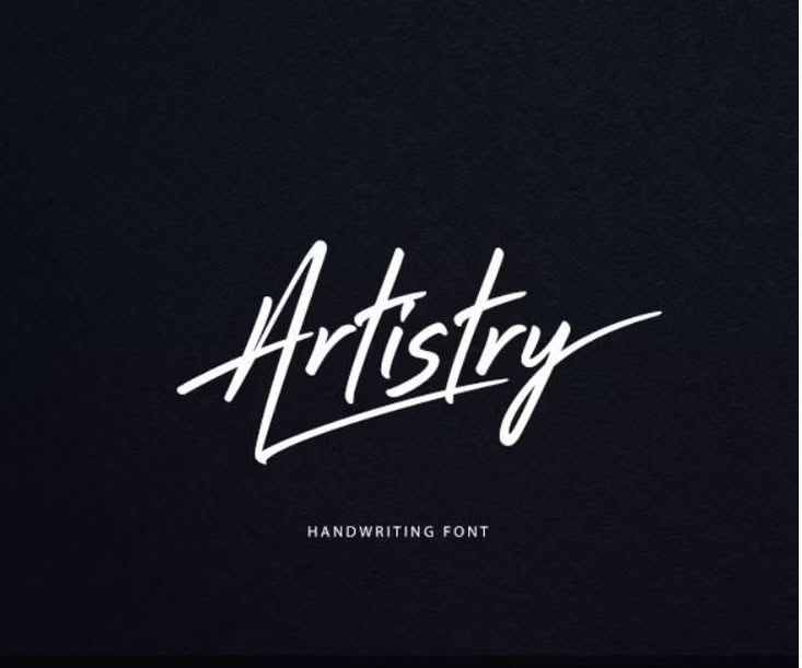 font generator cursive | Artistry Attractive Font | Free fonts handwriting, Signature fonts, Tattoo