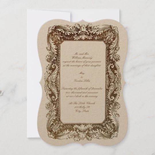 Delightfully Dark Wedding Invitations by Moe and Me at minted.com | Dark