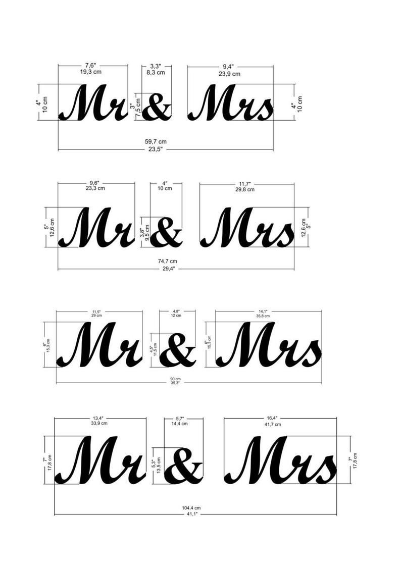 Plywood Mr & Mrs Wedding Table Sign: Rustic Sweetheart Decor — Etsy UK