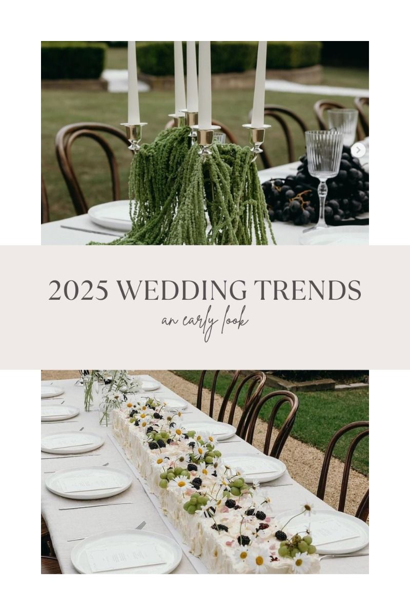 2025 Wedding Trends
