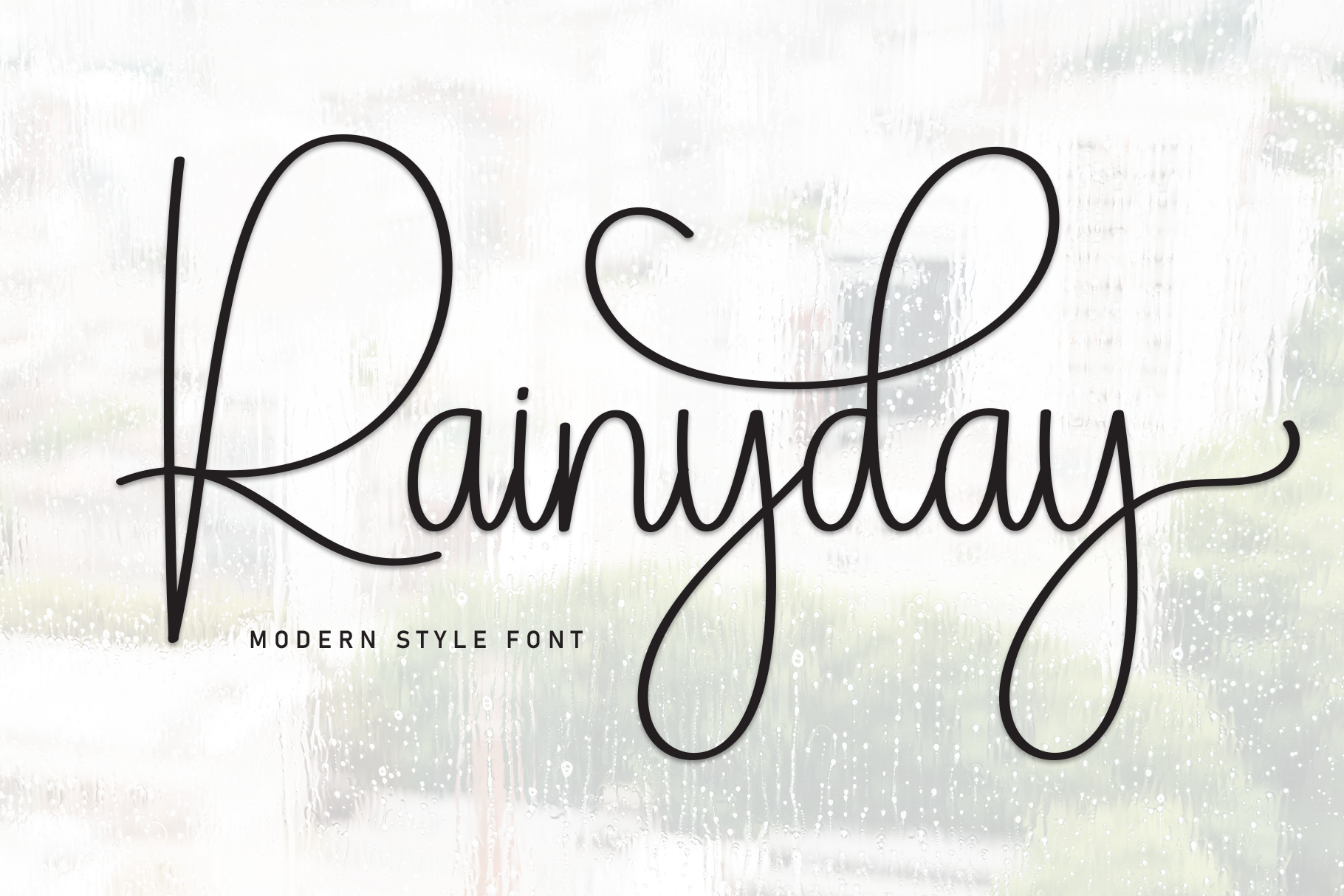 Rainyday | Script Font | Scratchones