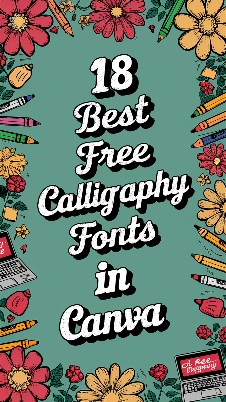 18 Free Calligraphy Fonts In Canva