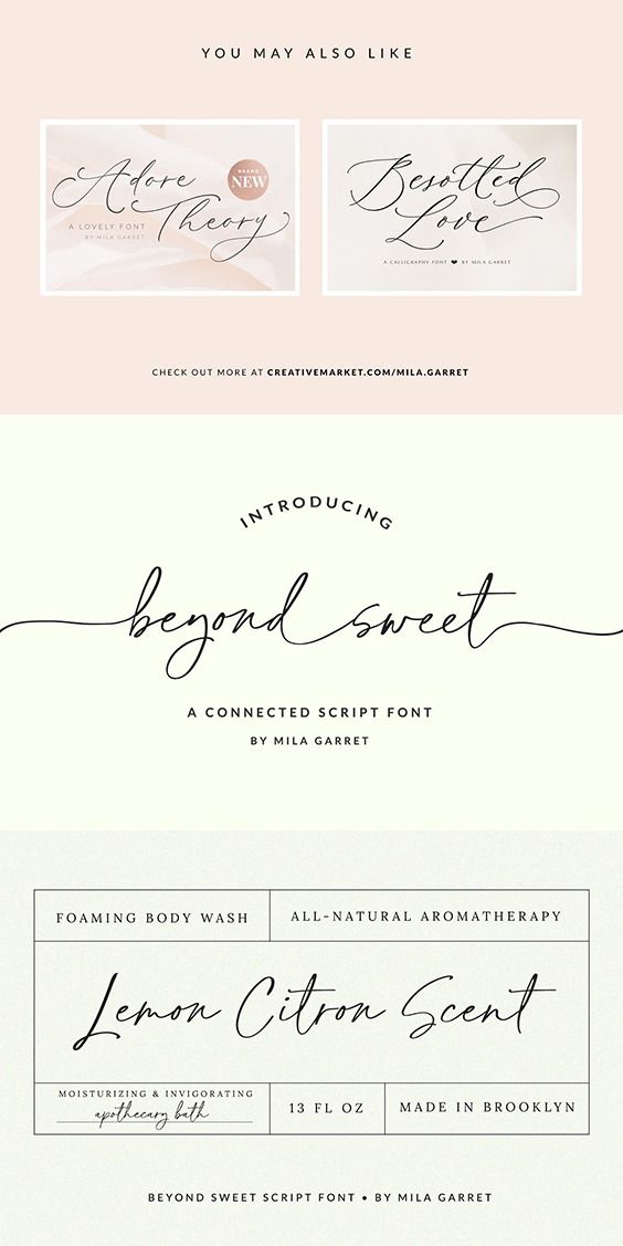 BeyondSweet Handwritten Wedding Font