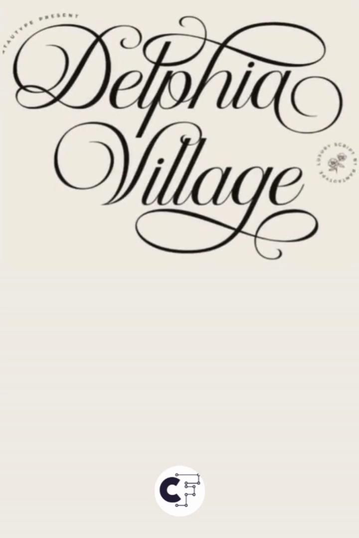 Delphia Village Font
