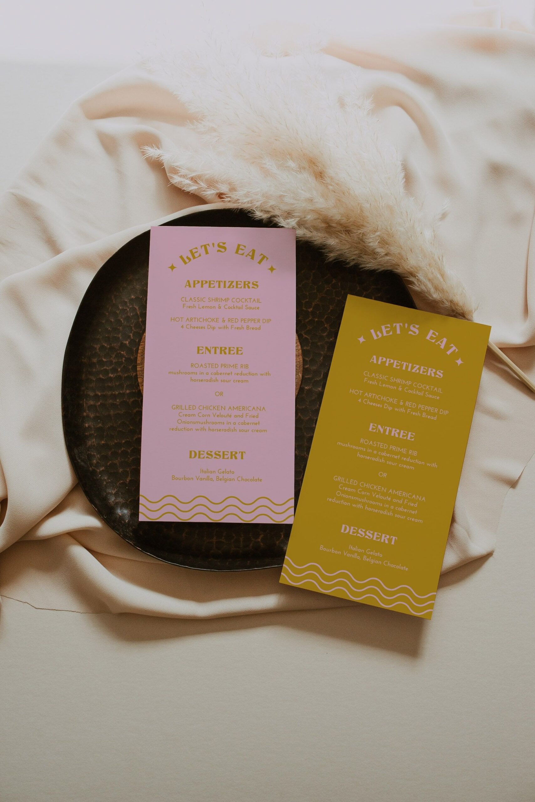 Colourful Wedding Menu, Retro menu template, retro Wedding Stationary Template, retro menu design, retro wedding menu, BKS34