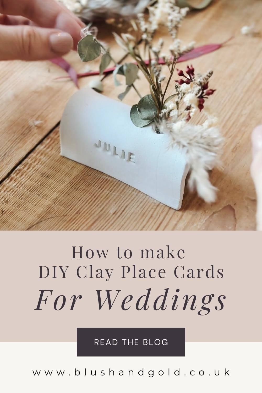 How to Make Handmade Place Cards for a Wedding