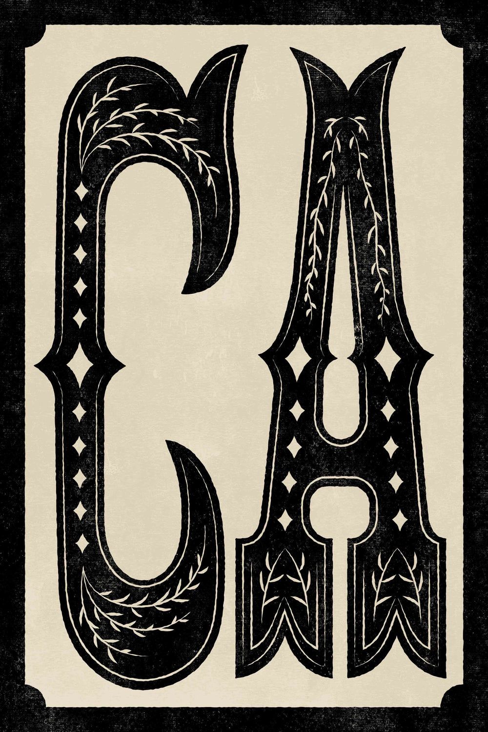 Large Letters — CA