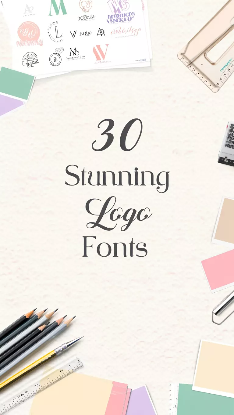 30 Stunning Logo Fonts for Branding Success in 2024