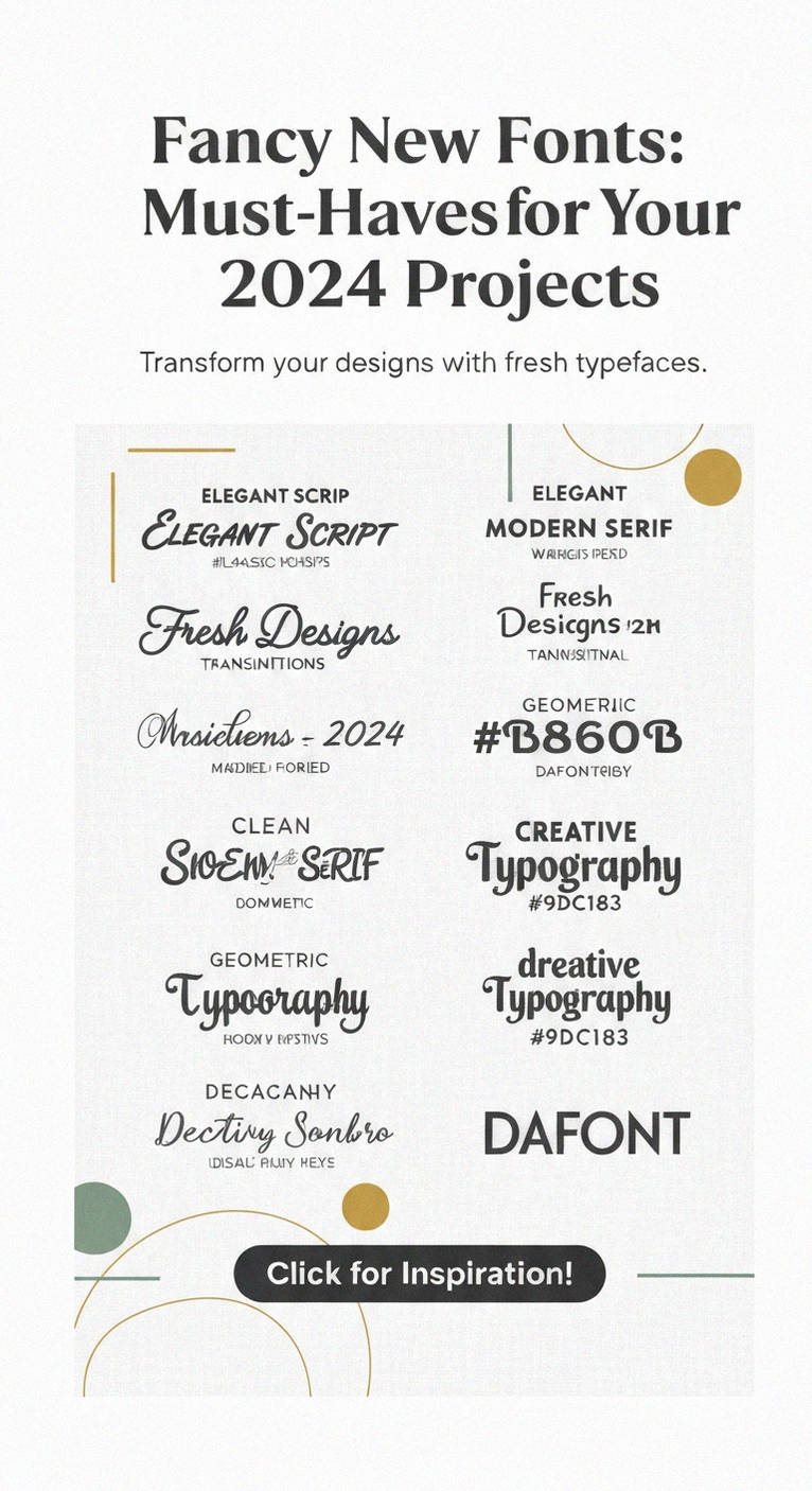 Fancy New Fonts: Must-Haves for Your 2024 Projects