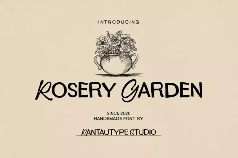 Rosery Garden Font