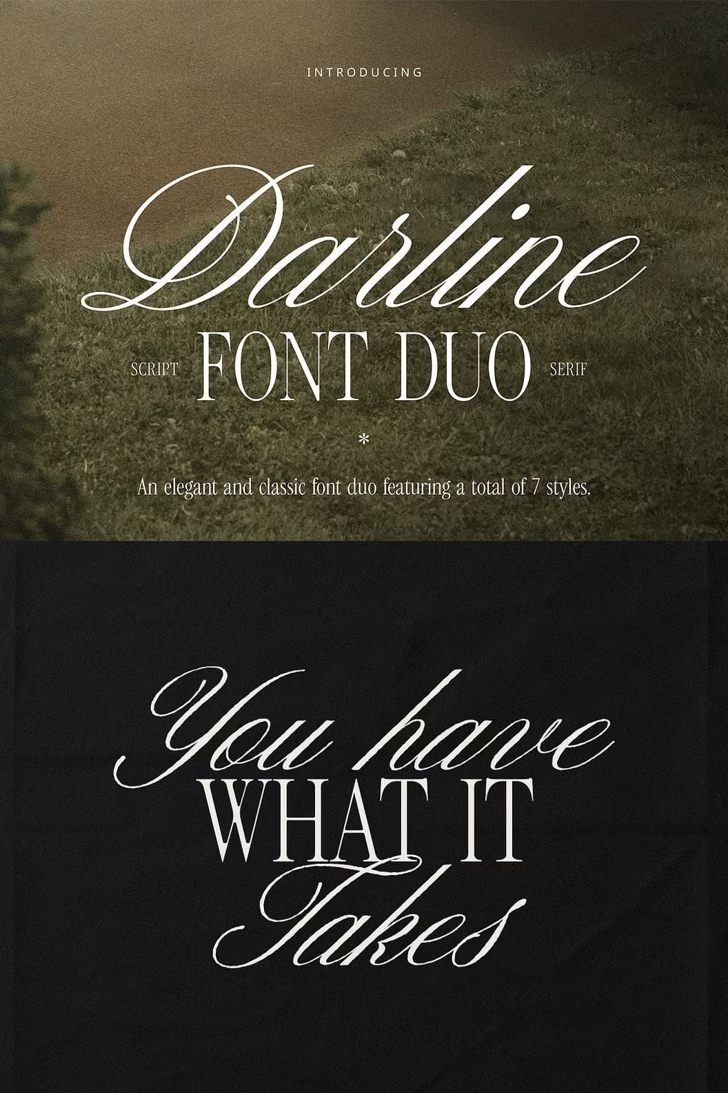 Darline Font Duo — Siteoutsite