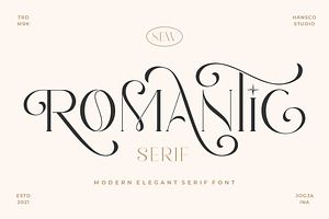 Romantic Serif — Elegant Classy Font