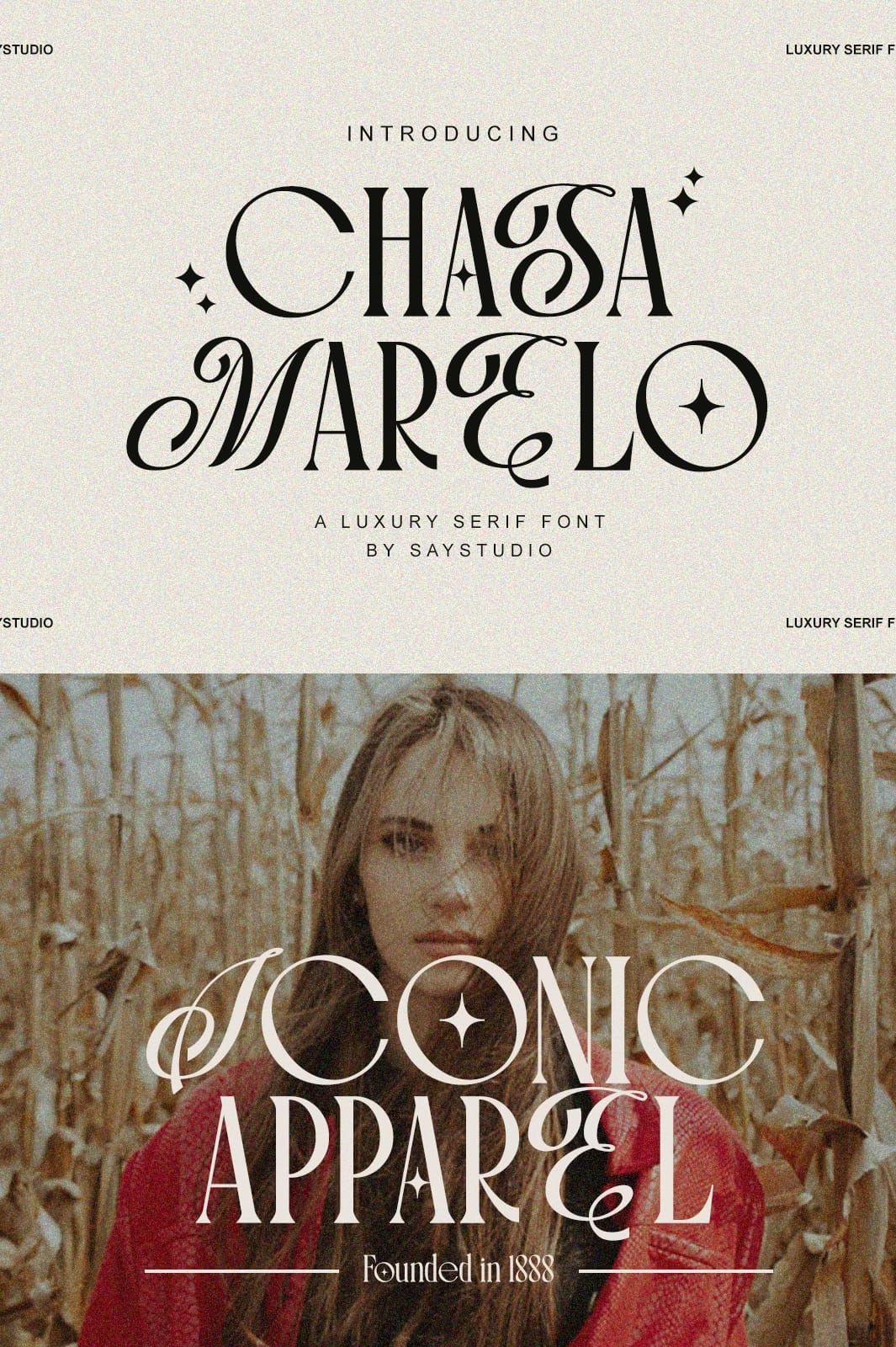 Chasa Marelo — Luxury Branding Font — Siteoutsite
