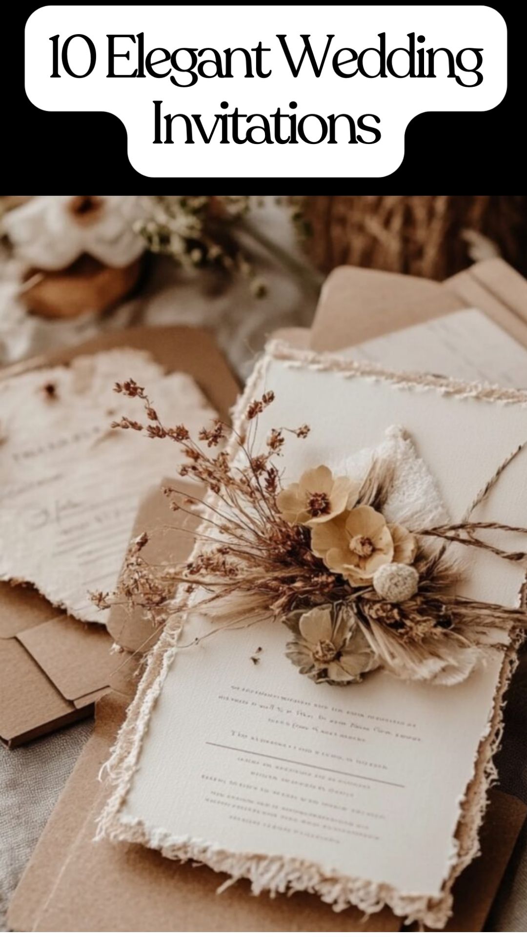 10 Elegant Wedding Invitations for a Memorable First Impression