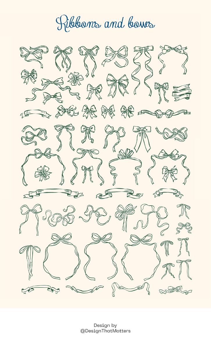 Ribbons and bows | La Dolce Vita | Modern art collection