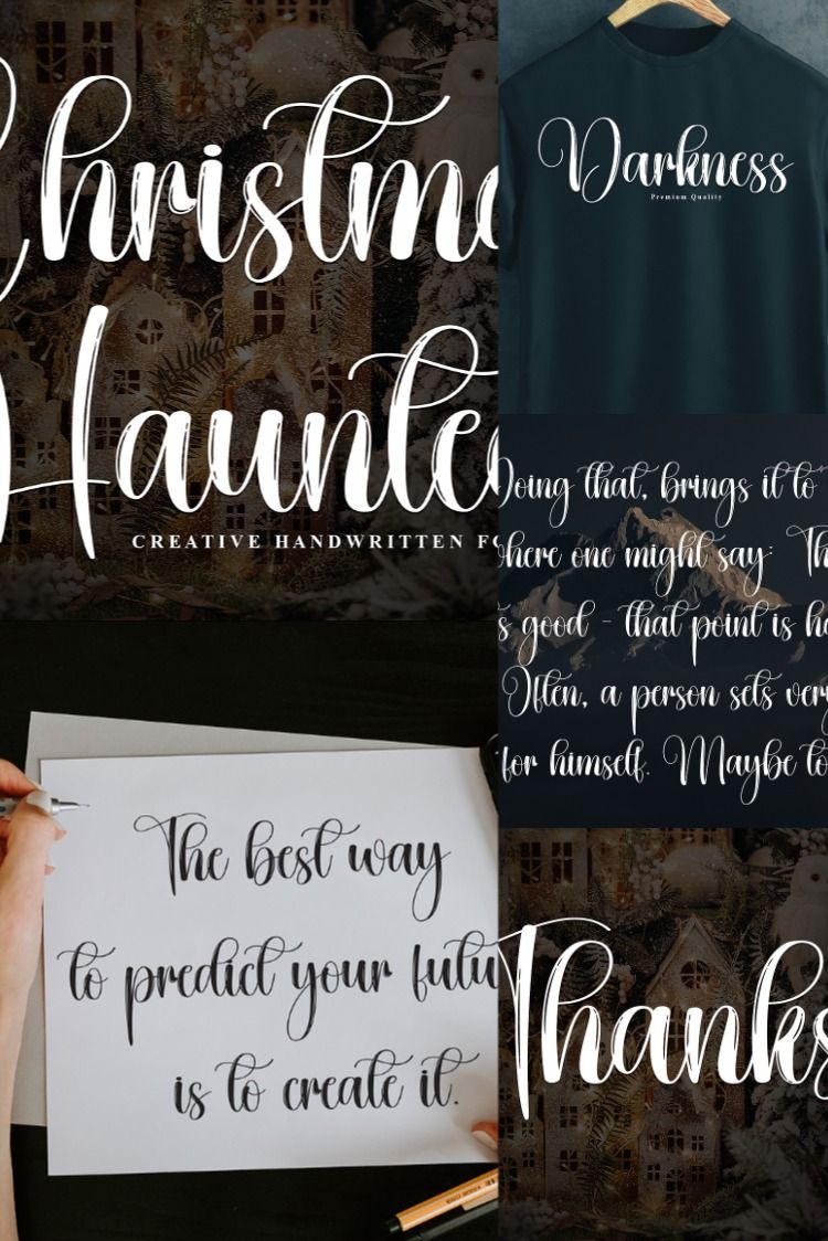 Christmas Haunted  Script Font