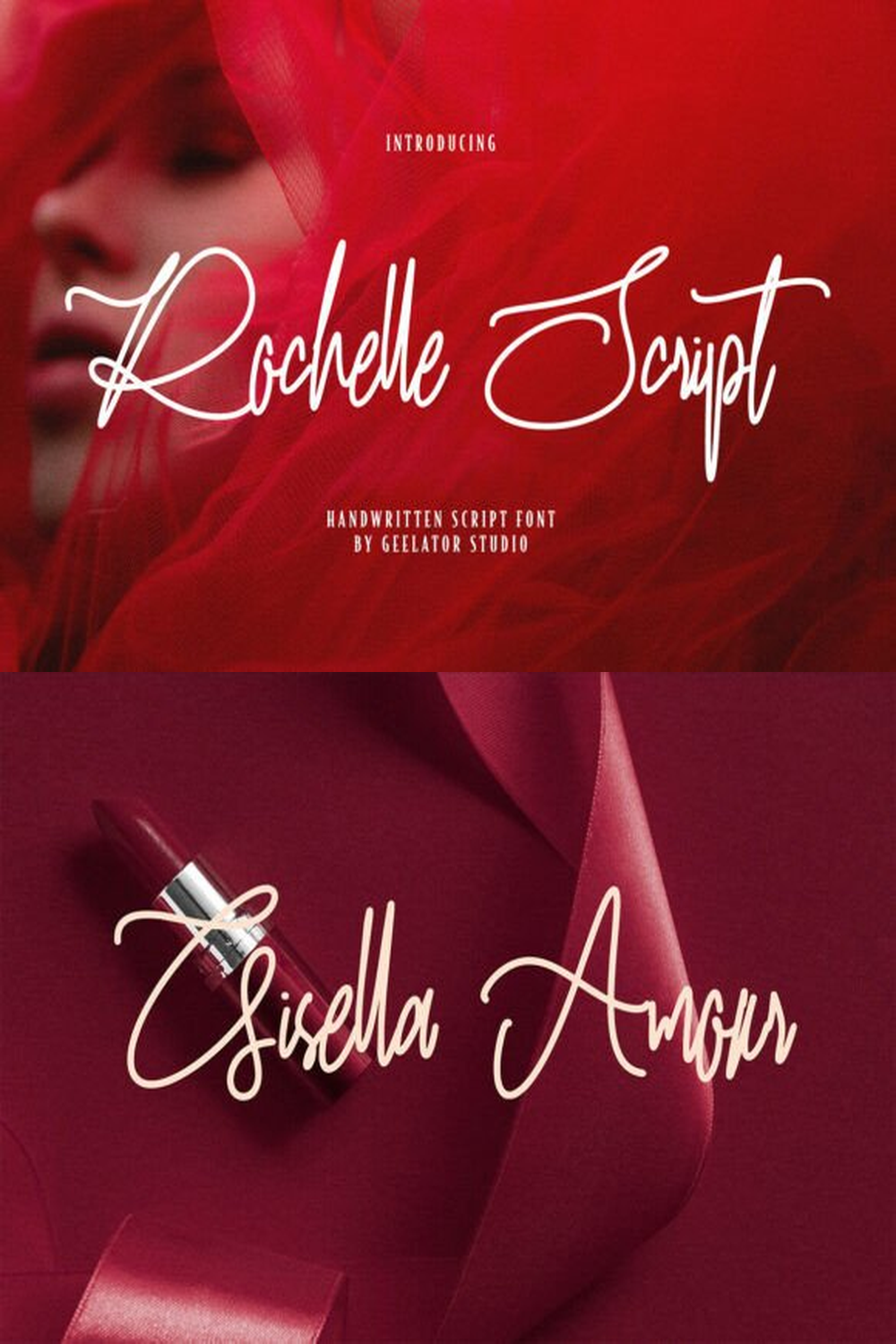 Rochelle Script Font: Elegant Handwritten Monoline for Wedding Invitations and Branding