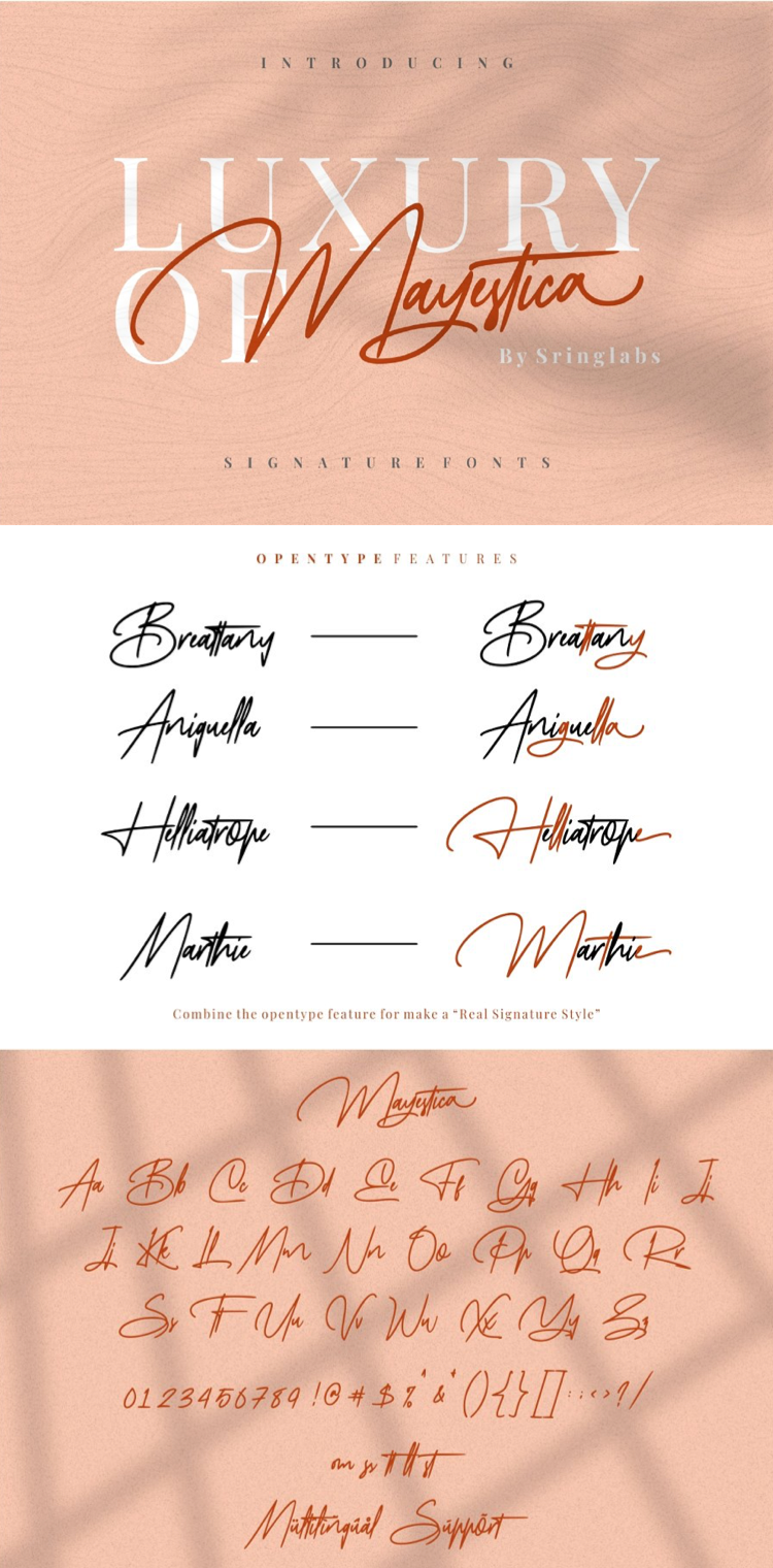 Mayestica — Luxury Signature Font ~ Script Fonts ~ Creative Market🔥
