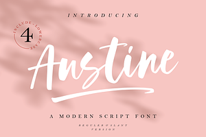 Austine — A Modern Script Font