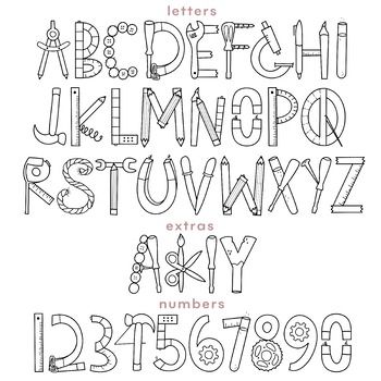 KA Fonts — Builder Font & Doodles — STEAM