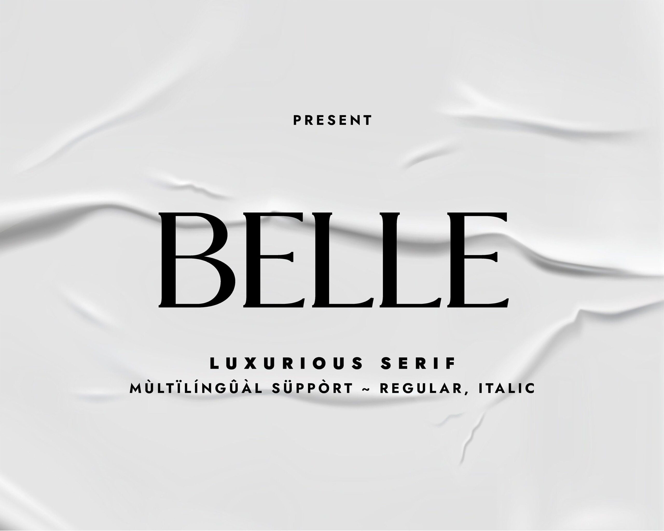 Belle police : empattements minimalistes avec prise en charge multilingue