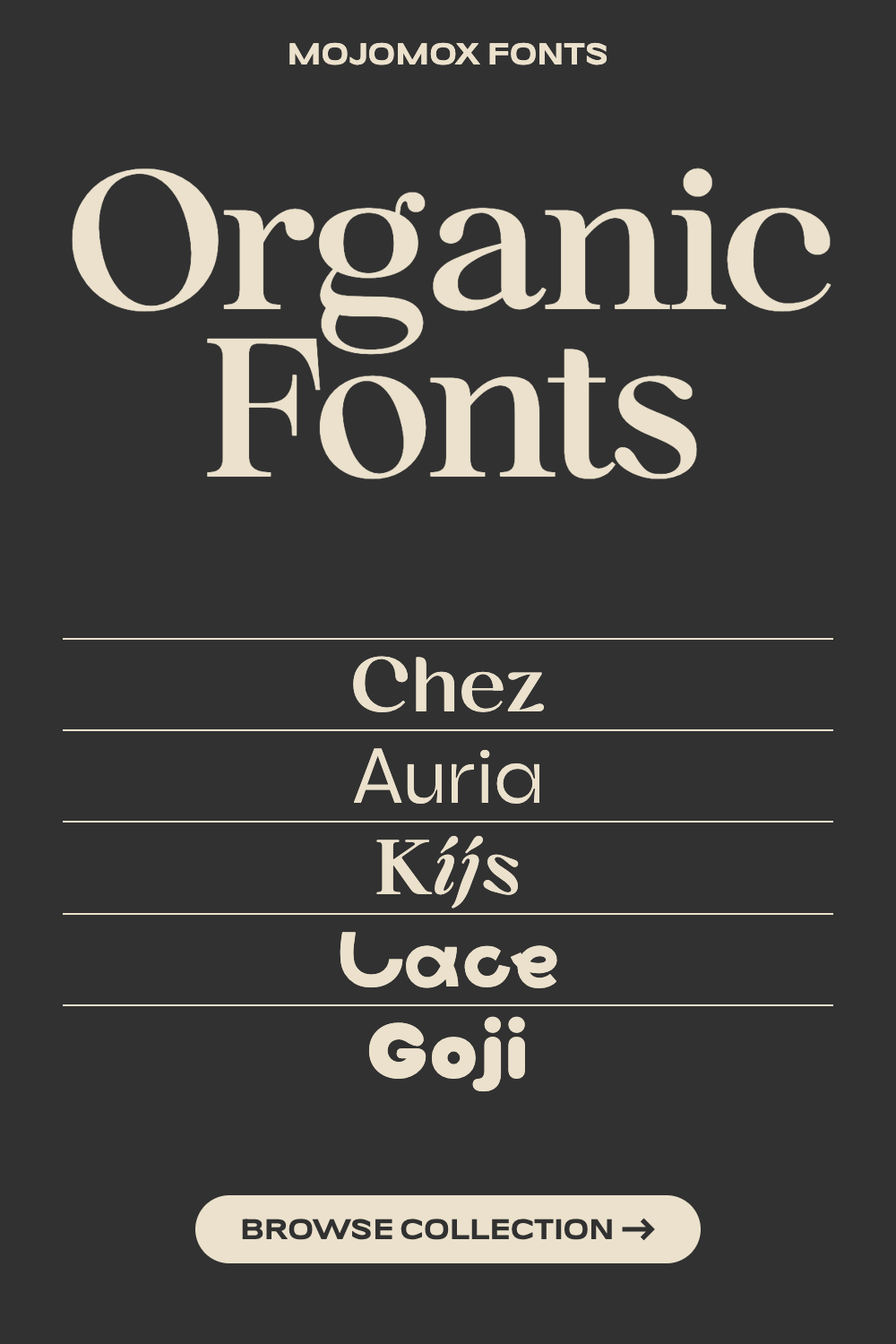 Organic Fonts