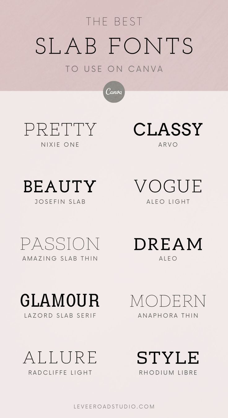 Best Fonts for Canva — Elegant & Modern Slab Serif Font Combo, Typography & Wedding Fonts